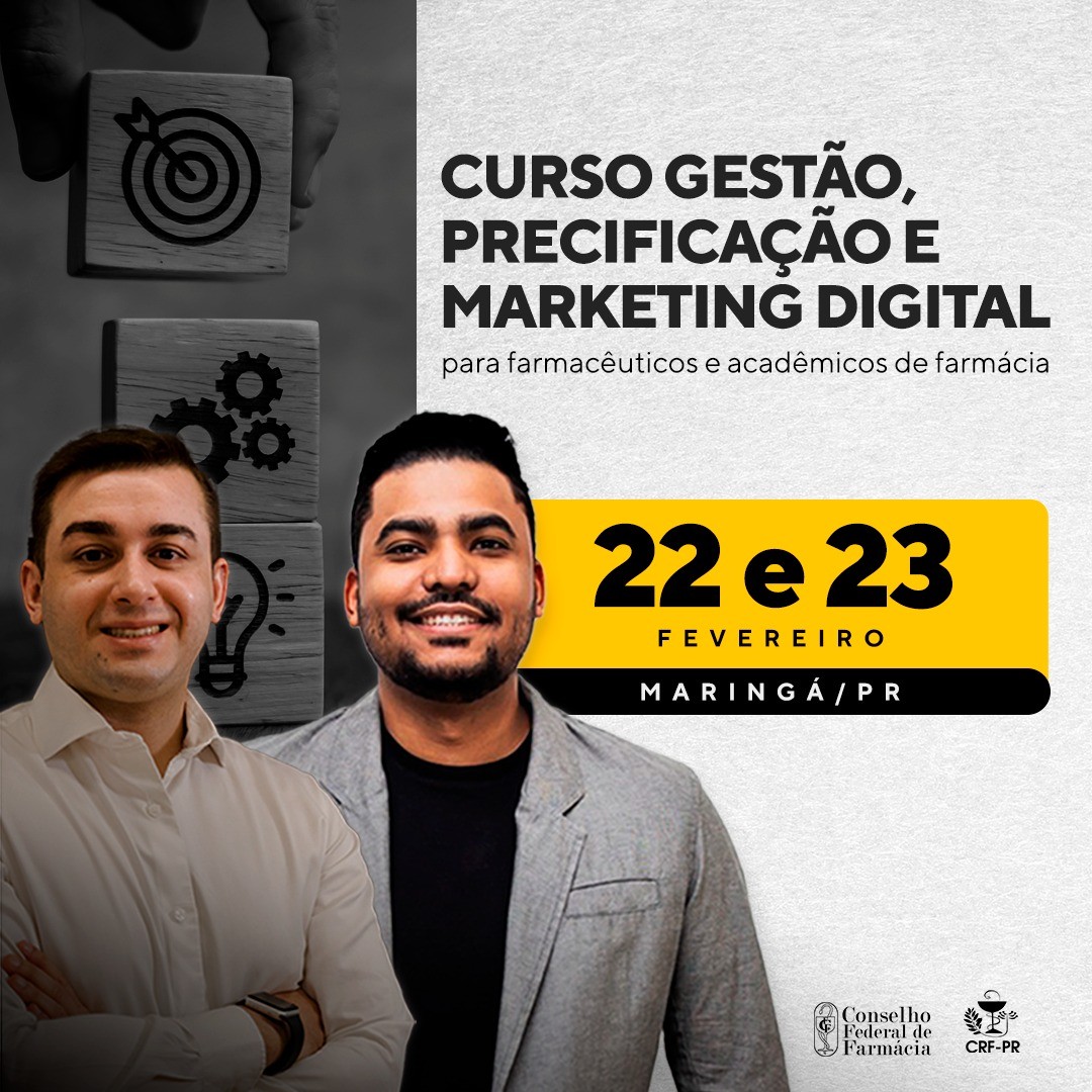 Curso Gestão, Precificação e Marketing Digital, em Maringá/PR